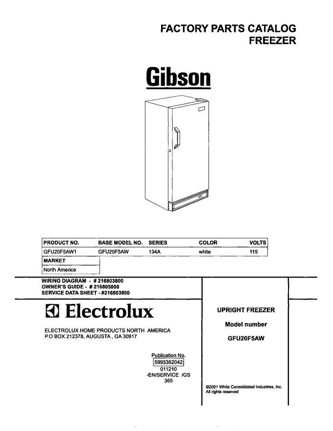 Diagram for GFU20F5AW1