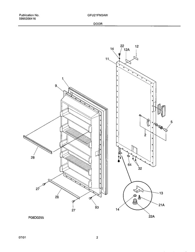 Diagram for GFU21M3AW0