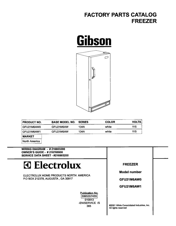 Diagram for GFU21M6AW1