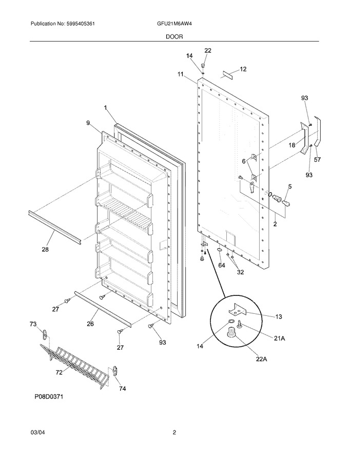 Diagram for GFU21M6AW4