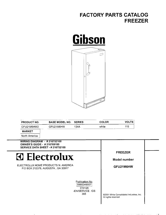 Diagram for GFU21M6HW2