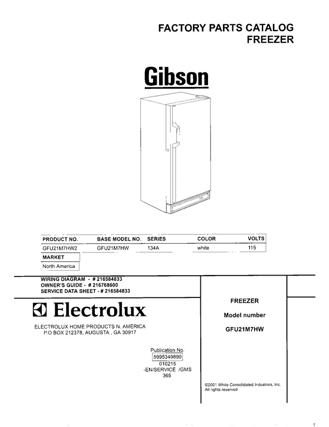 Diagram for GFU21M7HW2