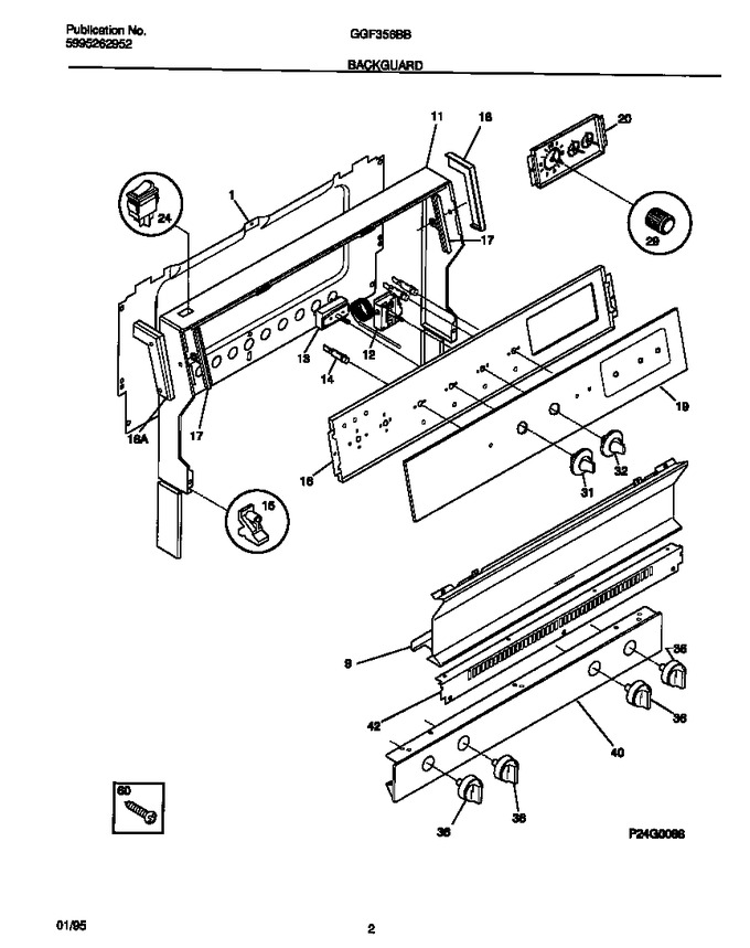 Diagram for GGF356BBWB