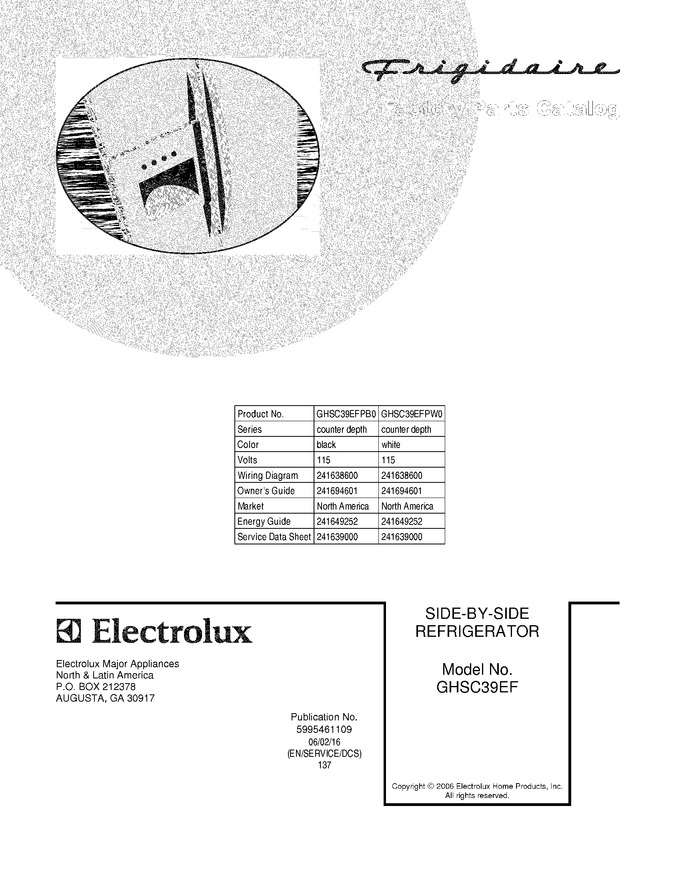 Diagram for GHSC39EFPB0