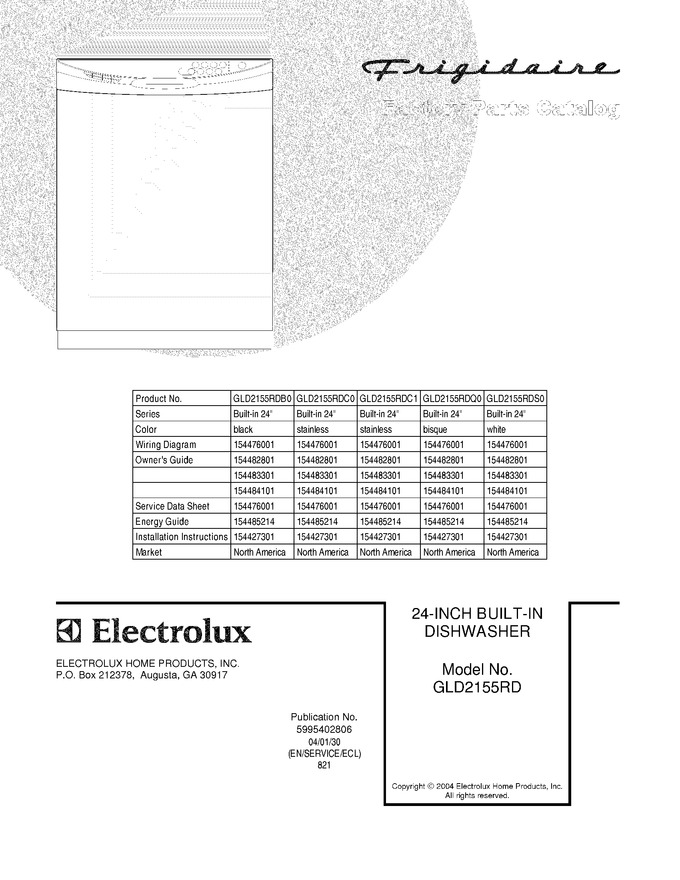 Diagram for GLD2155RDC1