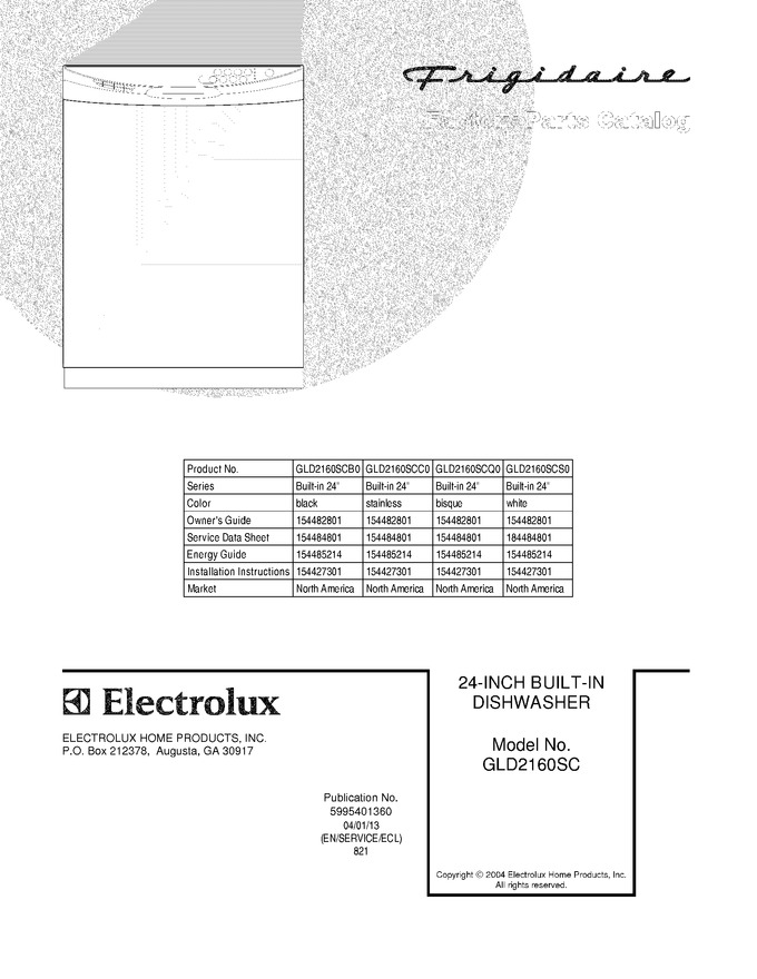 Diagram for GLD2160SCQ0