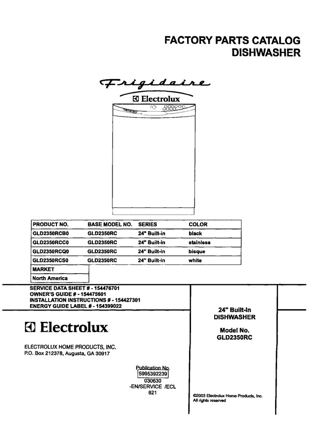 Diagram for GLD2350RCC0