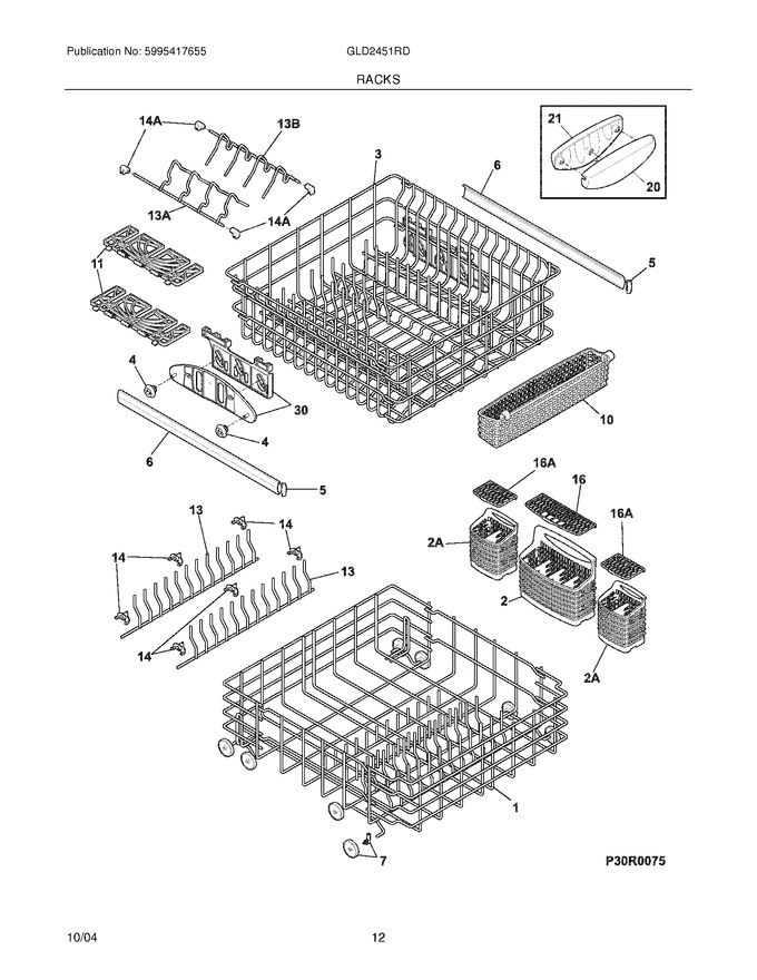 Diagram for GLD2451RDQ0