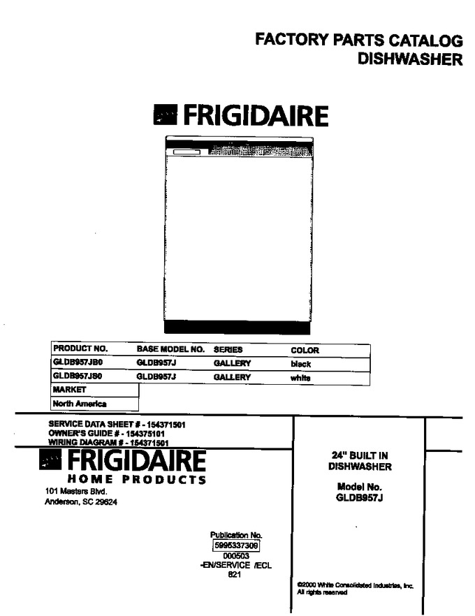 Diagram for GLDB957JB0