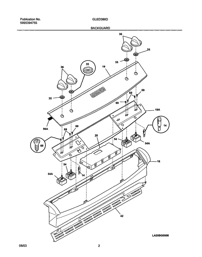 Diagram for GLED388DBA