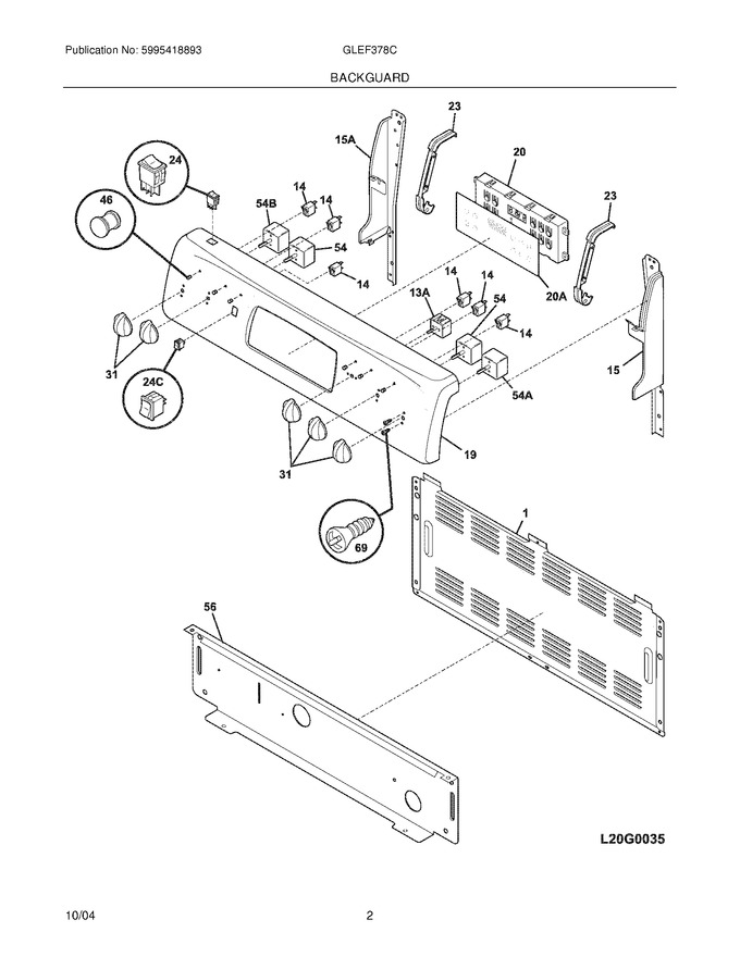 Diagram for GLEF378CSF