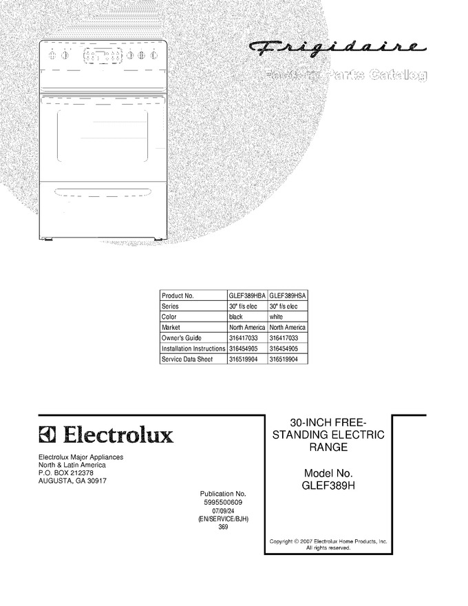 Diagram for GLEF389HSA