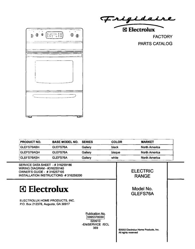 Diagram for GLEFS76AQH