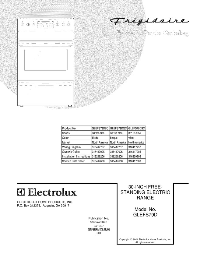 Diagram for GLEFS79DBC