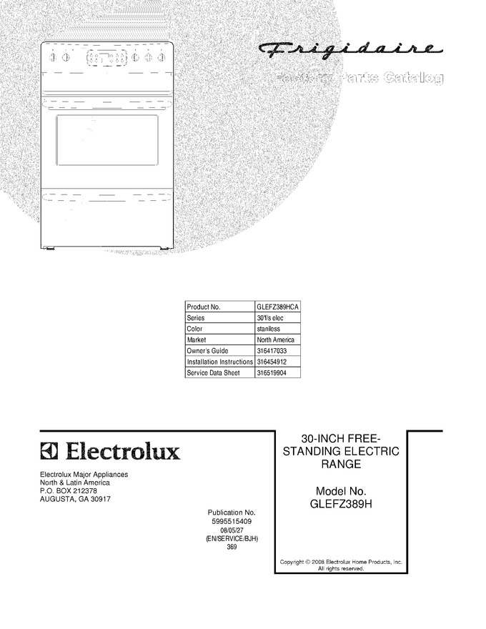 Diagram for GLEFZ389HCA