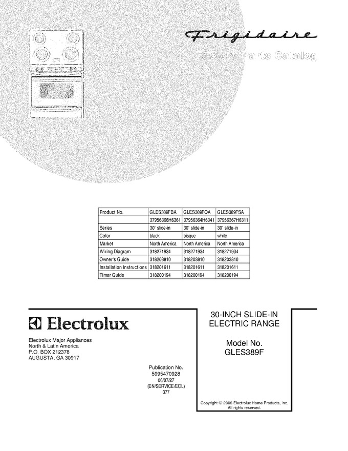 Diagram for GLES389FSA