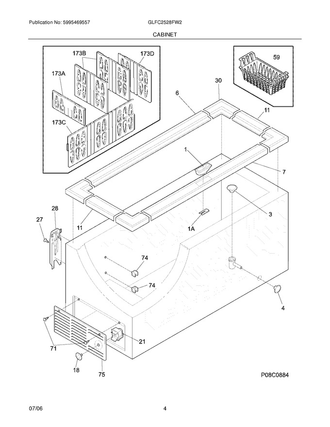 Diagram for GLFC2528FW2