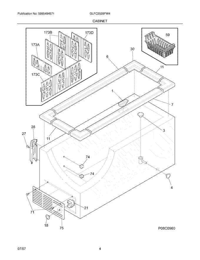 Diagram for GLFC2528FW4