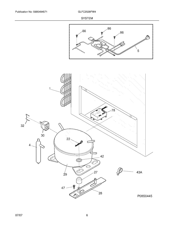 Diagram for GLFC2528FW4