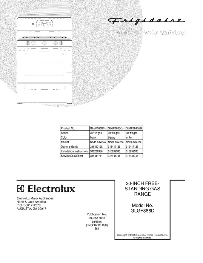 Diagram for GLGF386DSH