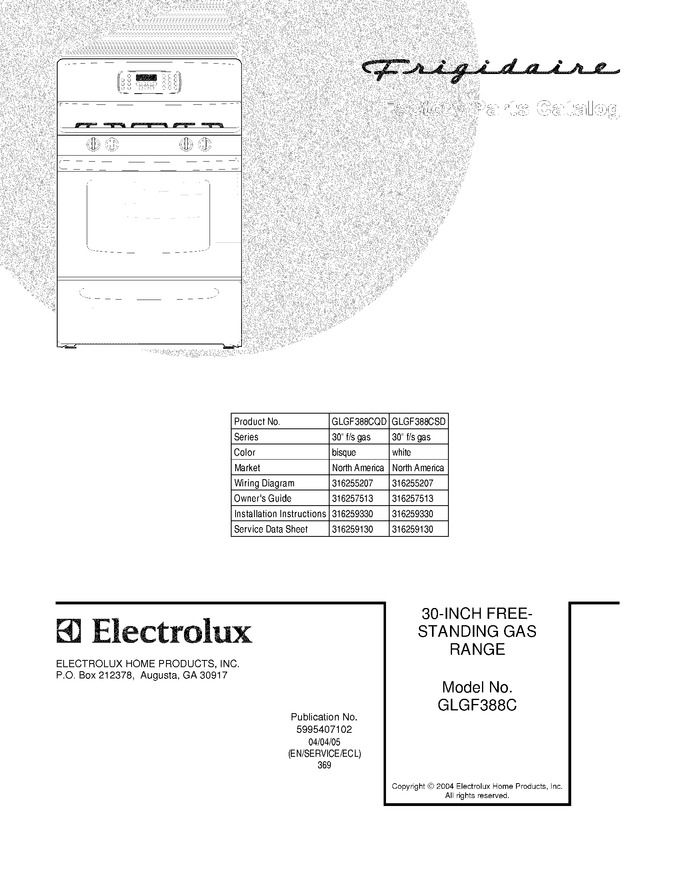 Diagram for GLGF388CSD