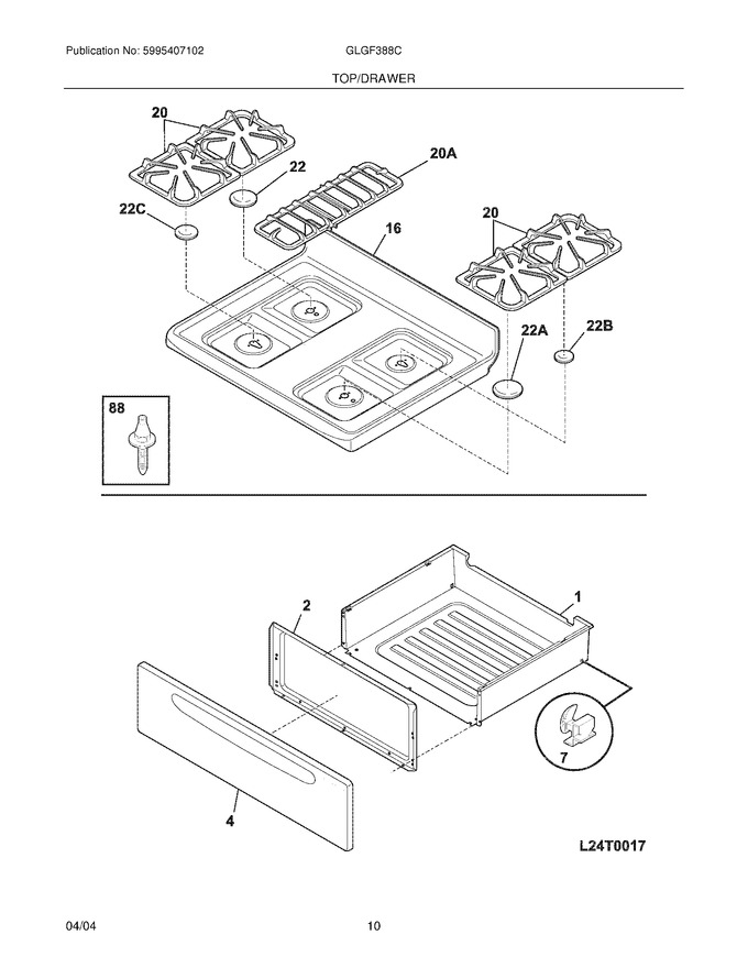 Diagram for GLGF388CSD