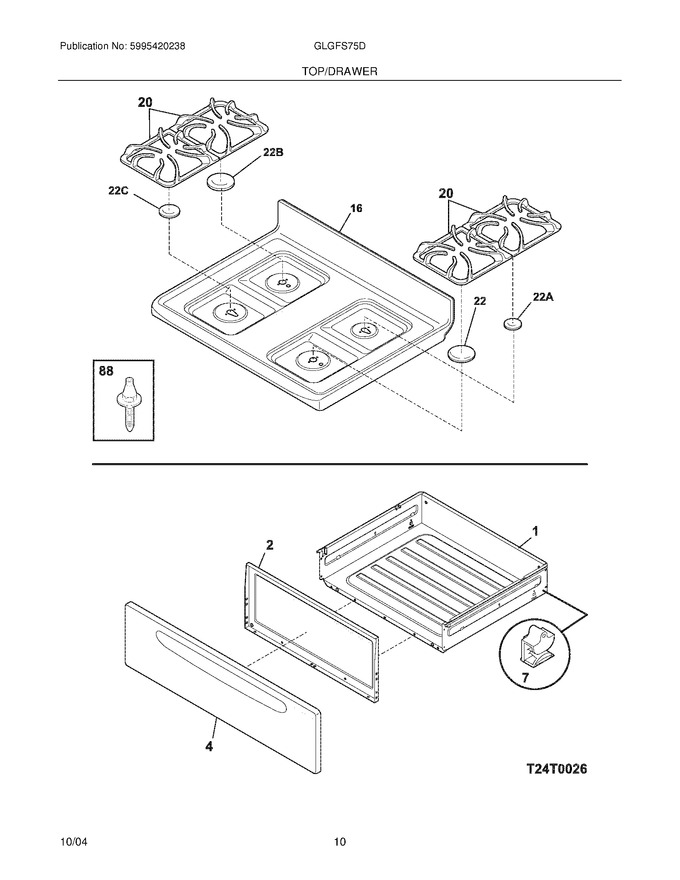 Diagram for GLGFS75DSA