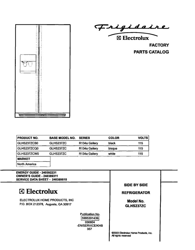 Diagram for GLHS237ZCW0