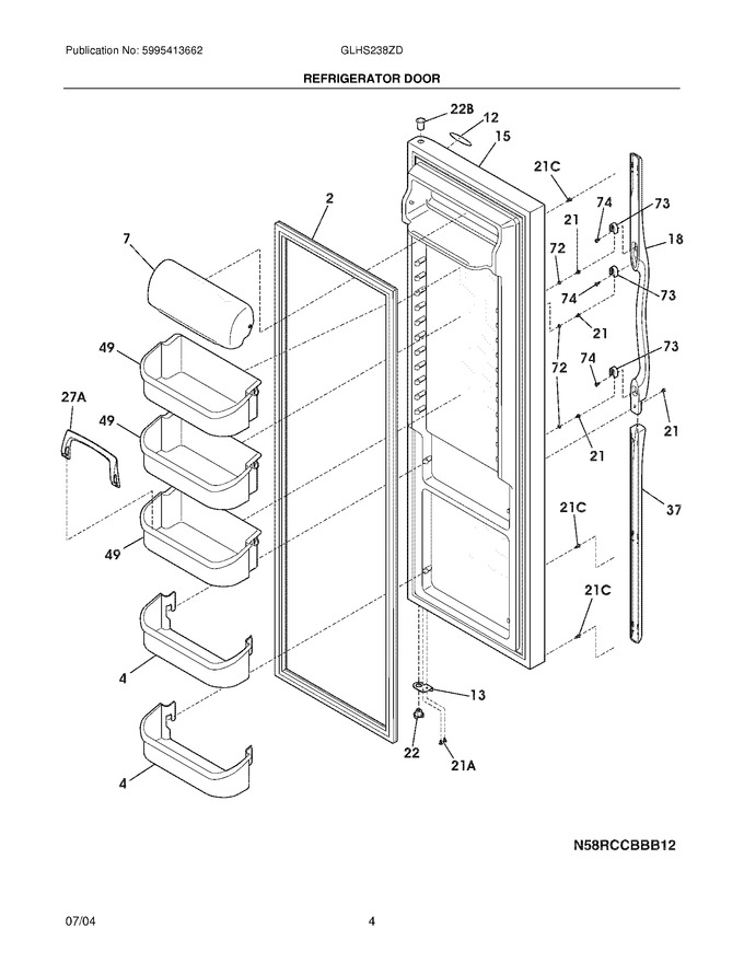 Diagram for GLHS238ZDW0