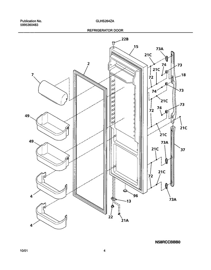 Diagram for GLHS264ZAQ0