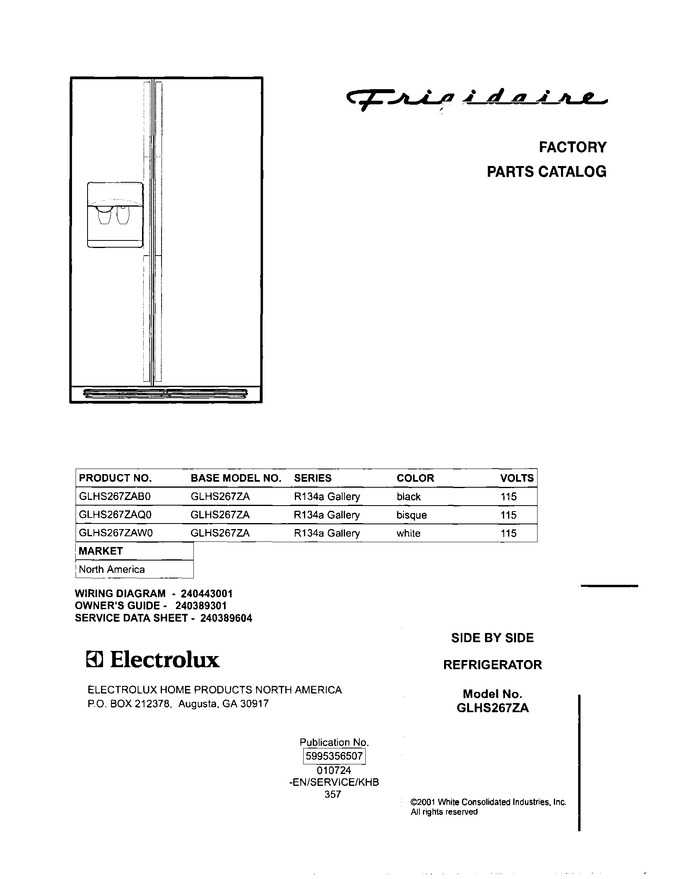 Diagram for GLHS267ZAB0