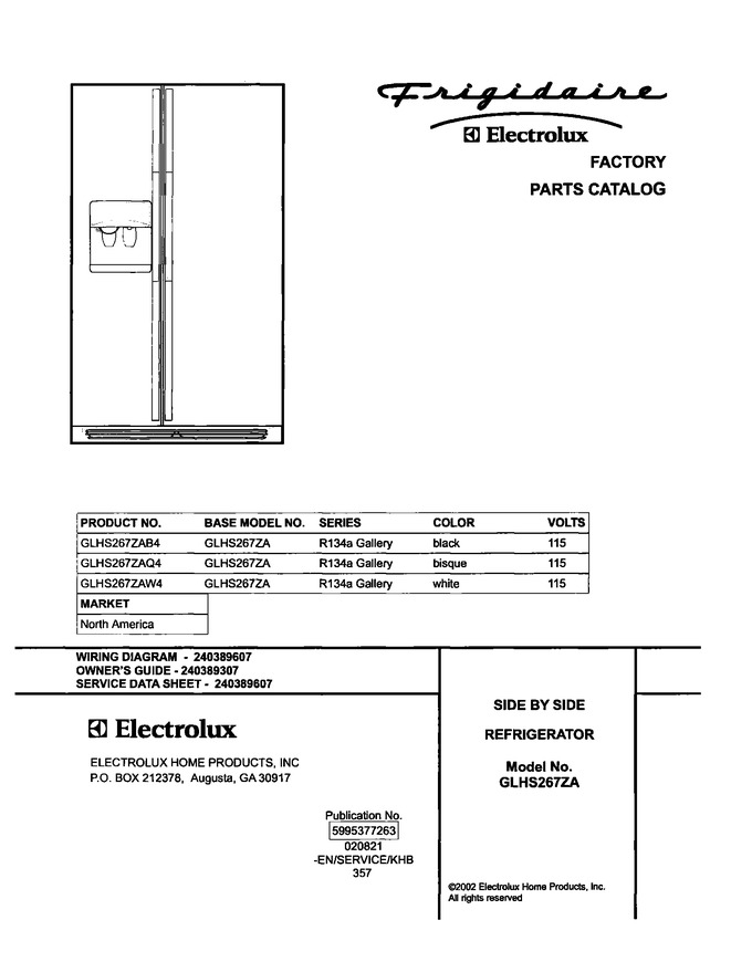 Diagram for GLHS267ZAQ4