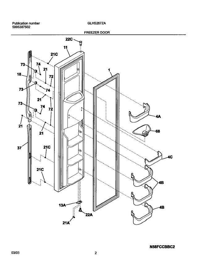 Diagram for GLHS267ZAB5