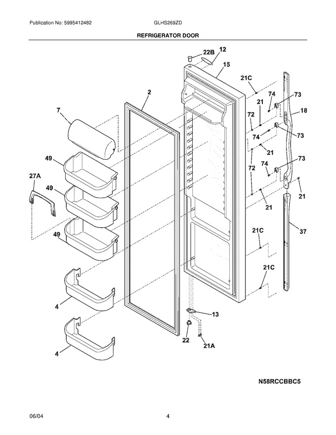 Diagram for GLHS269ZDW0