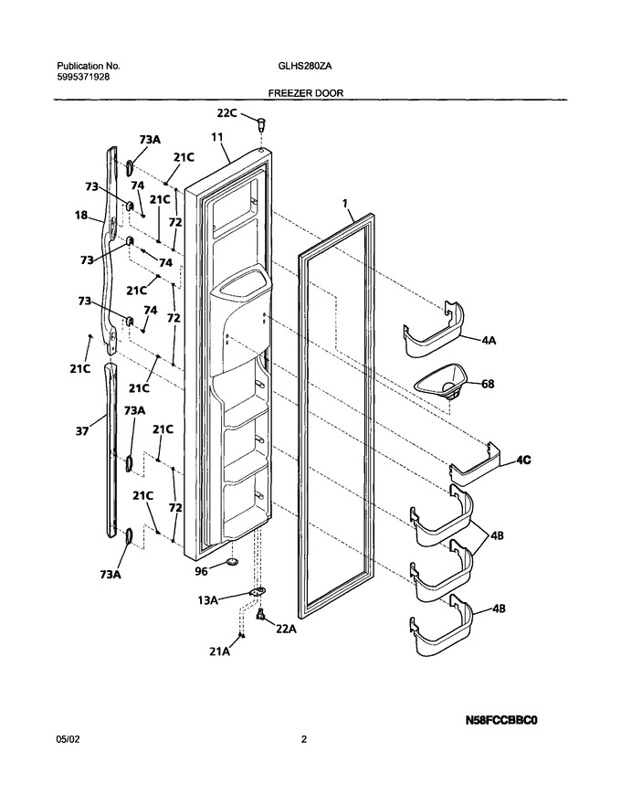 Diagram for GLHS280ZAW3