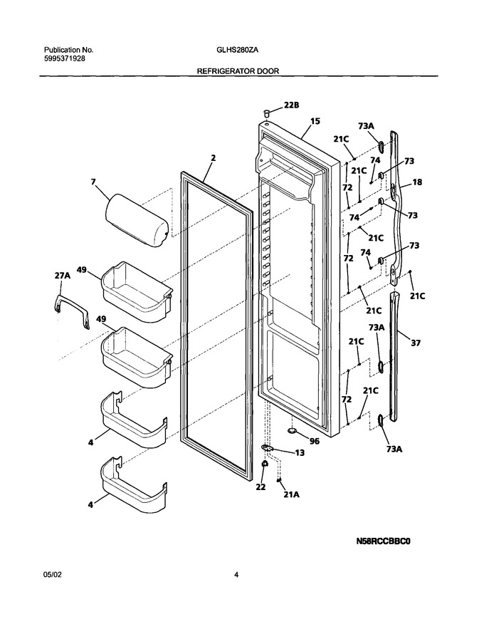 Diagram for GLHS280ZAW3