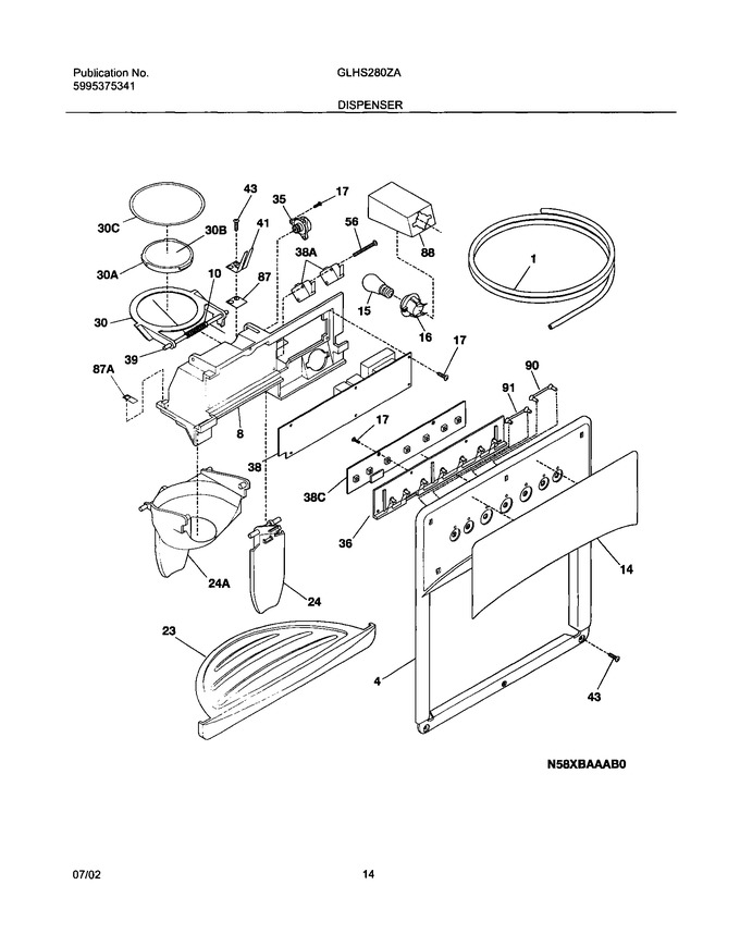 Diagram for GLHS280ZAB4