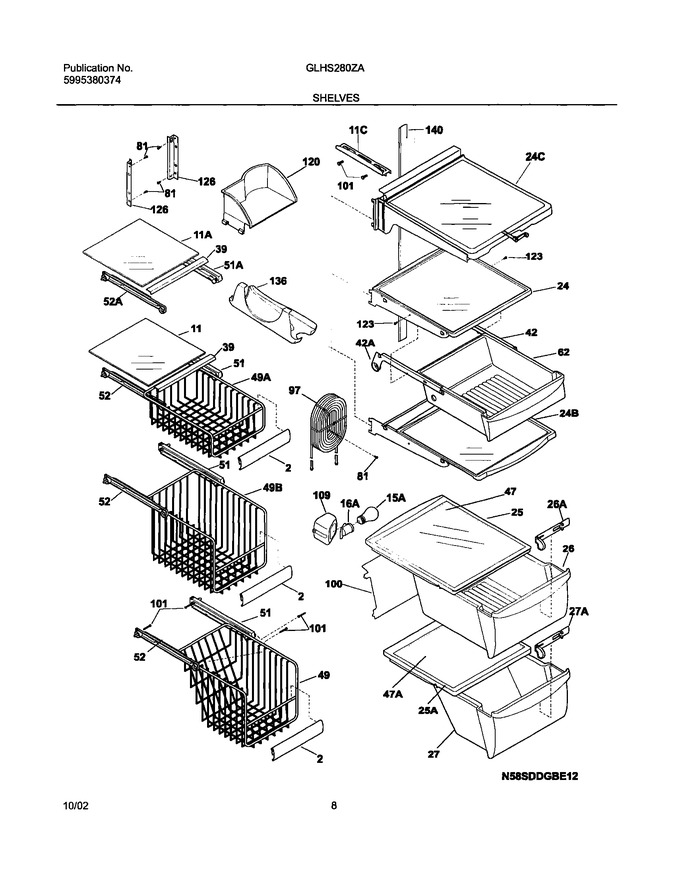 Diagram for GLHS280ZAQ5