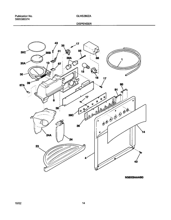 Diagram for GLHS280ZAB5