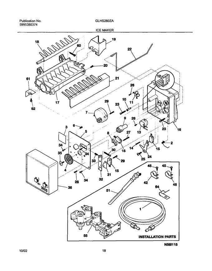 Diagram for GLHS280ZAB5