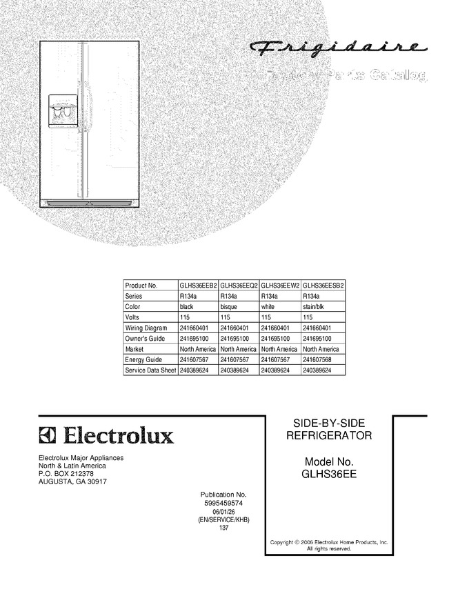 Diagram for GLHS36EEW2