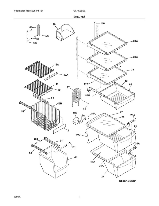 Diagram for GLHS36EESB5