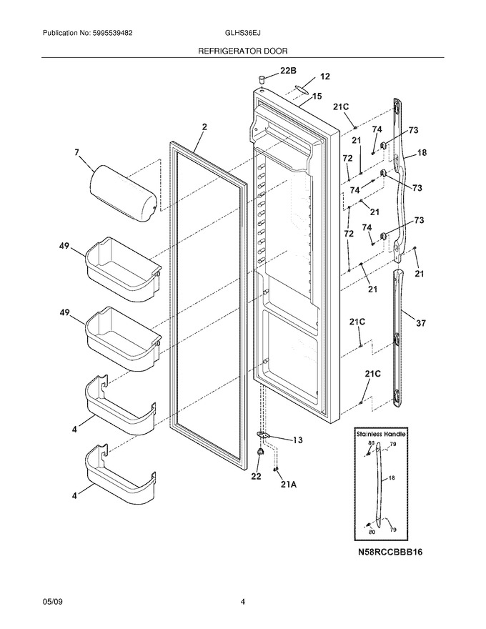 Diagram for GLHS36EJW1