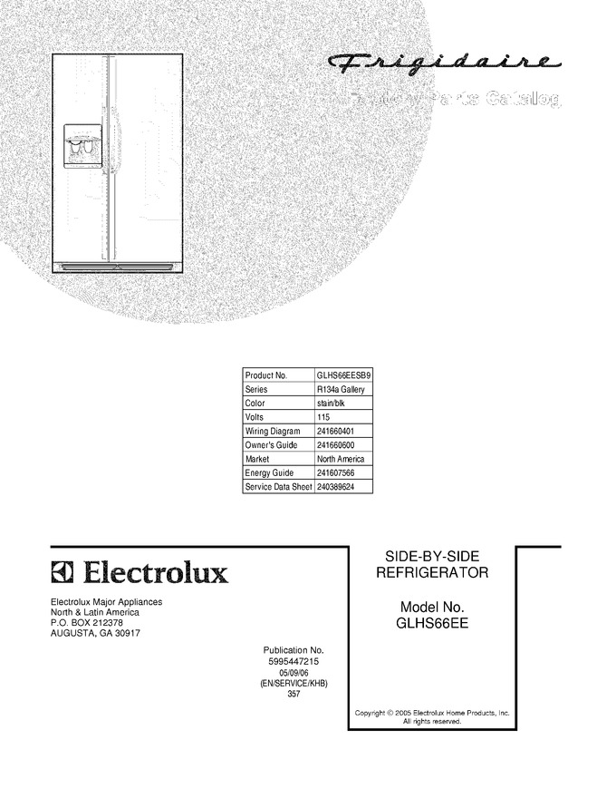 Diagram for GLHS66EESB9