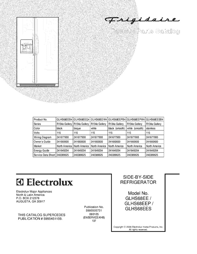 Diagram for GLHS68EEPW4