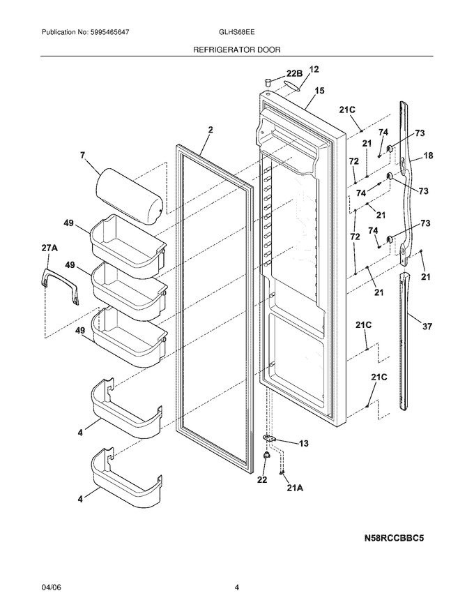 Diagram for GLHS68EEPB7