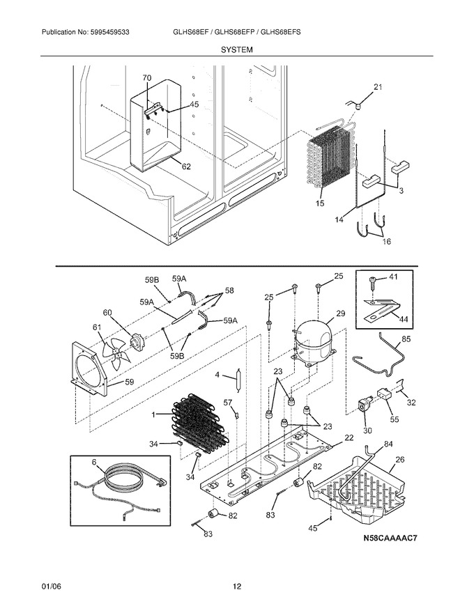 Diagram for GLHS68EFW0