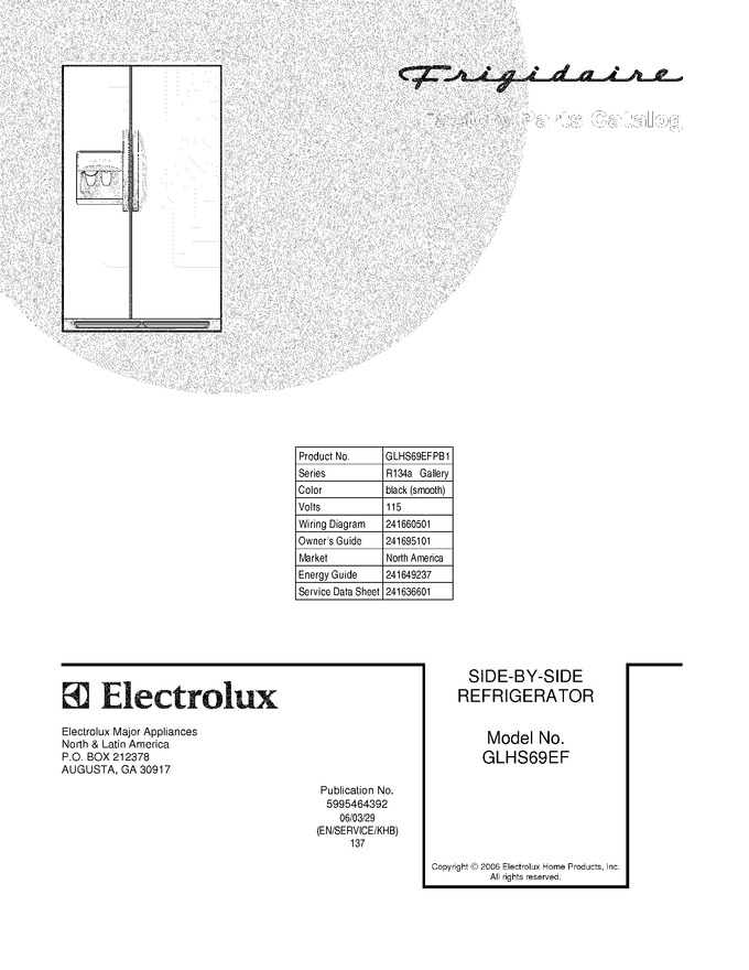 Diagram for GLHS69EFPB1