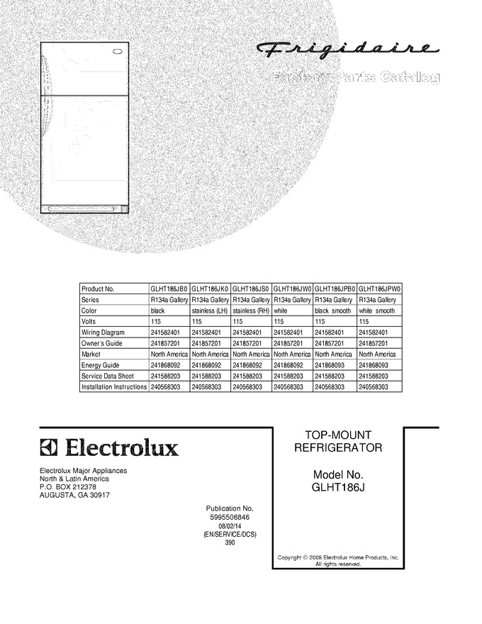 Diagram for GLHT186JPW0