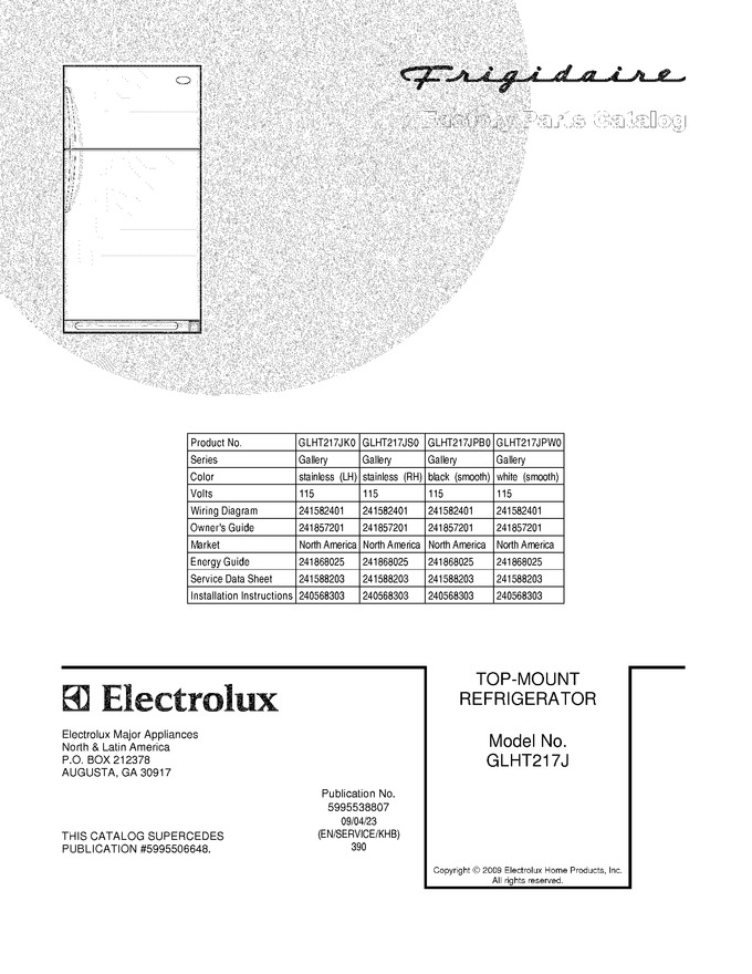 Diagram for GLHT217JPB0